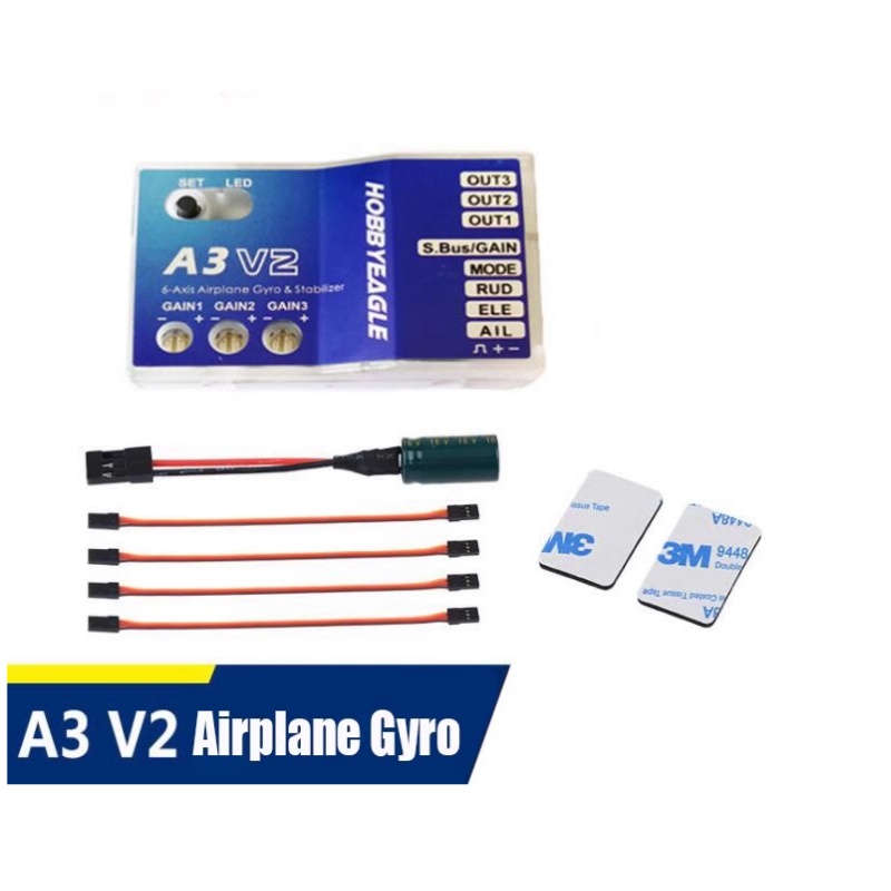Rc Helicopter Gyro - A3 V2 비행 컨트롤러 스태빌라이저 3축