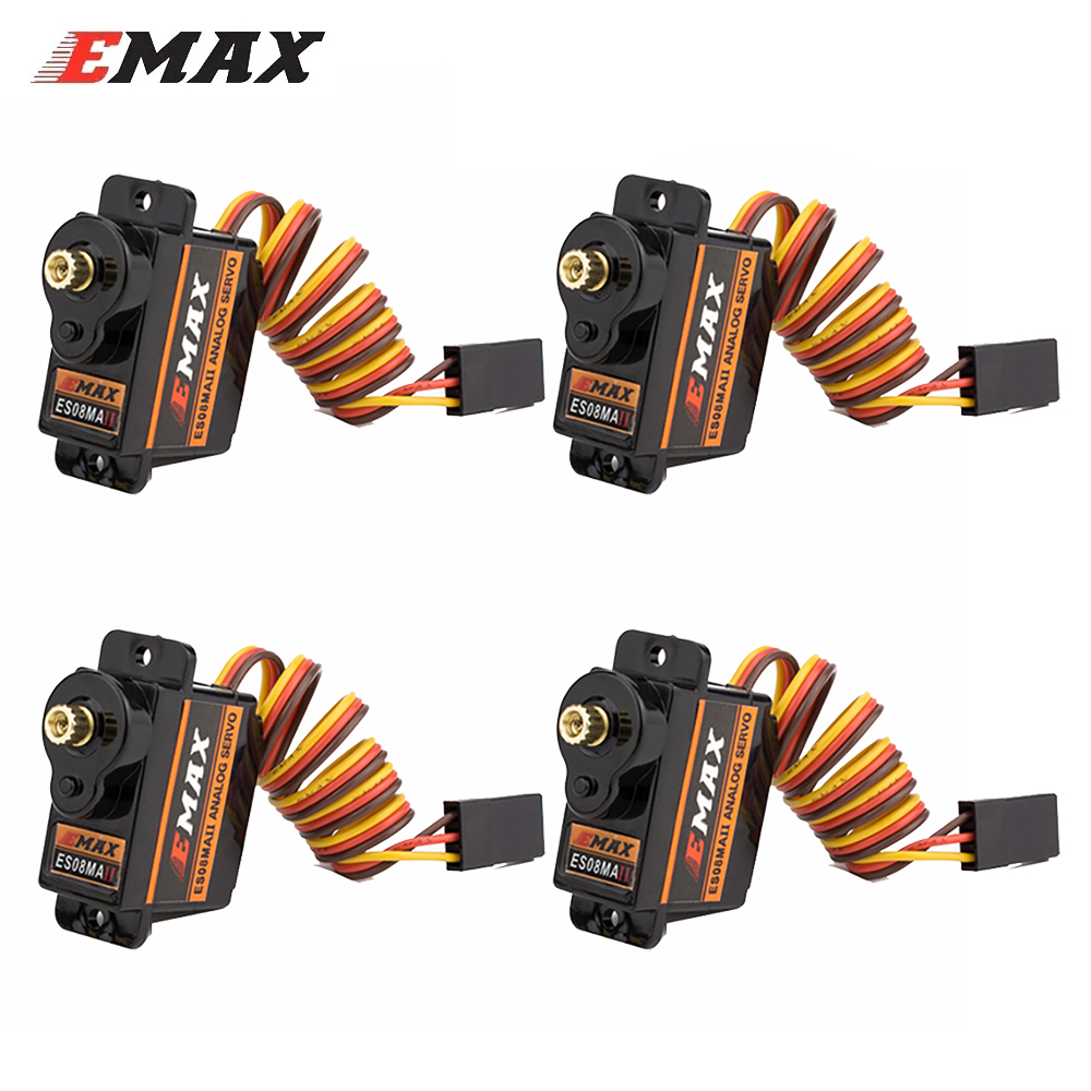 Rc Helicopter Servo - 1/2/4/8PCS EMAX ES08MA ES08MAII 12g 미니
